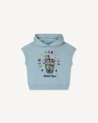 Ärmelloser Hoodie „Happy Sweet“ aus French Terry