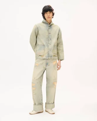 Shawl-Chore-Jacke aus japanischem Denim