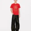 Slim-Fit-Hemd aus Baumwolle mit „Boke Flower“-Stickerei