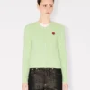 Strickjacke „Boke Flower“ aus Baumwolle und Wolle