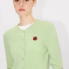 Strickjacke „Boke Flower“ aus Baumwolle und Wolle