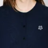 Strickjacke „Boke Flower“ mit Stickerei aus Merinowolle