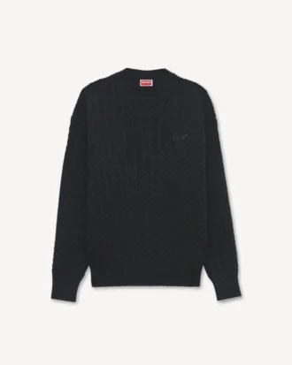 Strickpullover mit „Kenzo Signature“-Stickerei