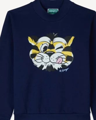 Sweatshirt „Kenzo Wild Tiger“ aus French Terry