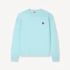 Sweatshirt mit „Boke Flower“-Stickerei aus Baumwolle