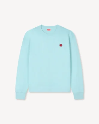 Sweatshirt mit „Boke Flower“-Stickerei aus Baumwolle