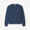 Sweatshirt mit „Boke Flower“-Stickerei aus Baumwolle