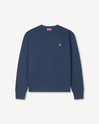 Sweatshirt mit „Boke Flower“-Stickerei aus Baumwolle
