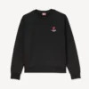 Sweatshirt mit „Boke Flower“-Stickerei aus Baumwolle