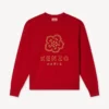 Sweatshirt mit „Boke Flower“-Stickerei aus Baumwolle