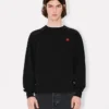 Sweatshirt mit „Boke Flower“-Stickerei aus Baumwolle