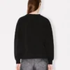 Sweatshirt mit „Boke Flower“-Stickerei aus Baumwolle