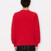 Sweatshirt mit „Boke Flower“-Stickerei aus Baumwolle