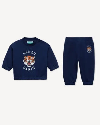 Sweatshirt- und Hosen-Set aus Baumwolle