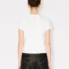 T-Shirt aus Baumwolle mit „Boke Flower“-Stickerei