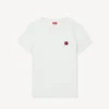 T-Shirt mit „Boke Flower“-Stickerei aus Baumwolle