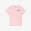 T-Shirt mit „Boke Flower“-Stickerei aus Baumwolle