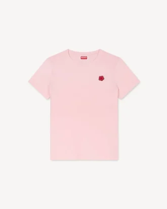 T-Shirt mit „Boke Flower“-Stickerei aus Baumwolle