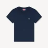 T-Shirt mit „Boke Flower“-Stickerei aus Baumwolle