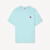T-Shirt mit „Boke Flower“-Stickerei aus Baumwolle