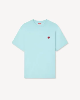 T-Shirt mit „Boke Flower“-Stickerei aus Baumwolle