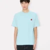 T-Shirt mit „Boke Flower“-Stickerei aus Baumwolle