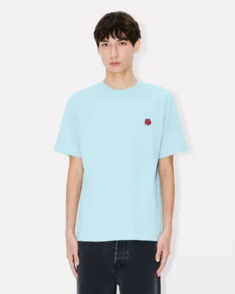 T-Shirt mit „Boke Flower“-Stickerei aus Baumwolle
