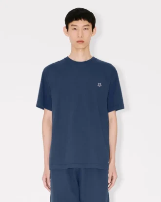 T-Shirt mit „Boke Flower“-Stickerei aus Baumwolle