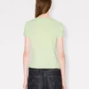 T-Shirt mit „Boke Flower“-Stickerei aus Baumwolle