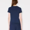 T-Shirt mit „Boke Flower“-Stickerei aus Baumwolle
