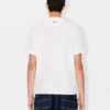 T-Shirt mit „Boke Flower“-Stickerei aus Baumwolle