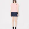 T-Shirt mit „Boke Flower“-Stickerei aus Baumwolle