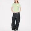 T-Shirt mit „Boke Flower“-Stickerei aus Baumwolle