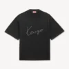 T-Shirt mit „Kenzo Signature“-Stickerei aus Merinowolle
