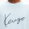 T-Shirt mit „Kenzo Signature“-Stickerei aus Merinowolle