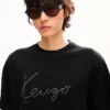 T-Shirt mit „Kenzo Signature“-Stickerei aus Merinowolle