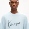 T-Shirt mit „Kenzo Signature“-Stickerei aus Merinowolle