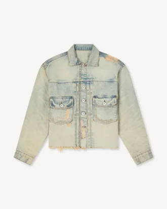 Truckerjacke aus japanischem Denim