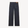 Weit geschnittene Jeans mit Umschlag aus japanischem Denim