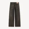 Weit geschnittene Jeans mit Umschlag aus japanischem Denim