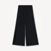 Weite Hose aus Schurwolle