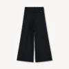 Weite Hose aus Schurwolle